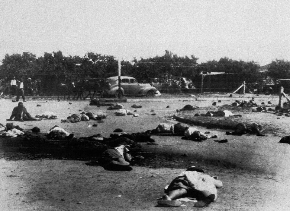 Manifestanti a Sharpeville il 21 marzo 1960