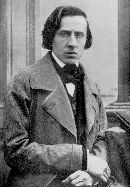 Frédéric Chopin nel 1849