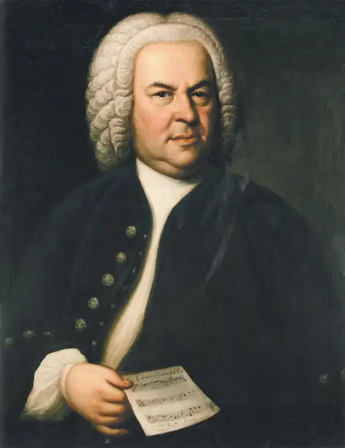 Ritratto di Johann Sebastian Bach dipinto da Elias Gottlob Haussmann nel 1748