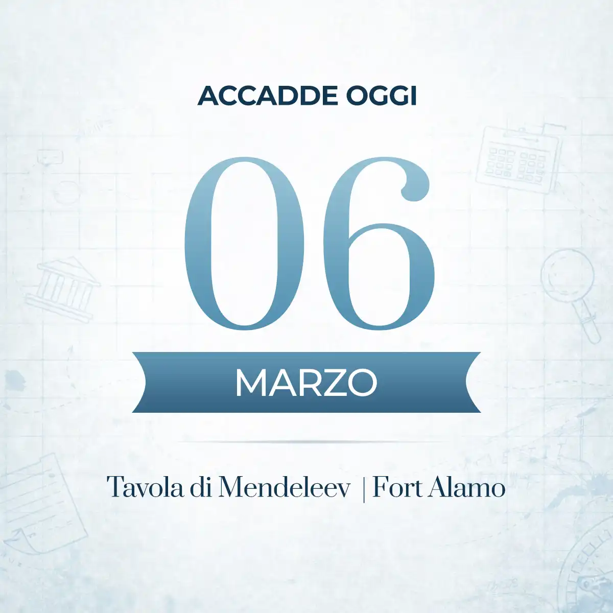 Accadde oggi 6 marzo - Da Michelangelo a Mendeleev: il giorno che ha cambiato la storia