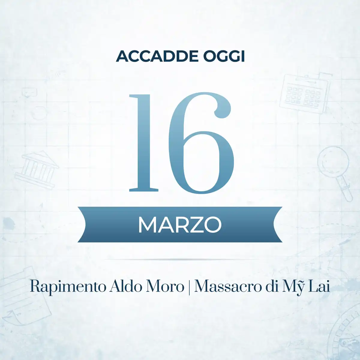 16 marzo: il giorno in cui la storia ha chiesto conto alle coscienze