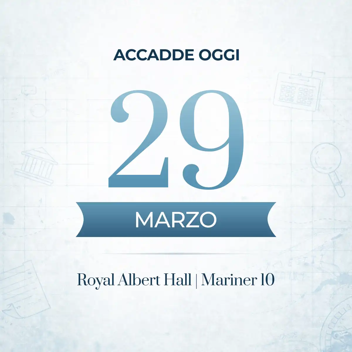 Quando il mondo cambiò senza clamore: il 29 marzo tra storia, scienza e destini umani