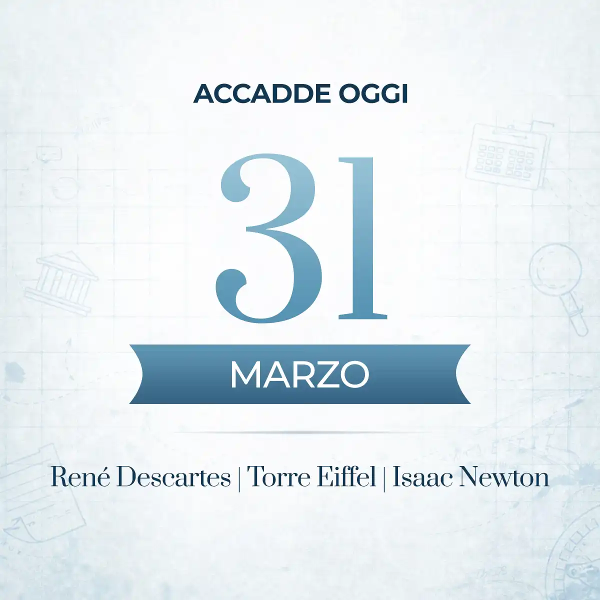 Il 31 marzo nella storia: date, eventi e protagonisti di un giorno di soglia