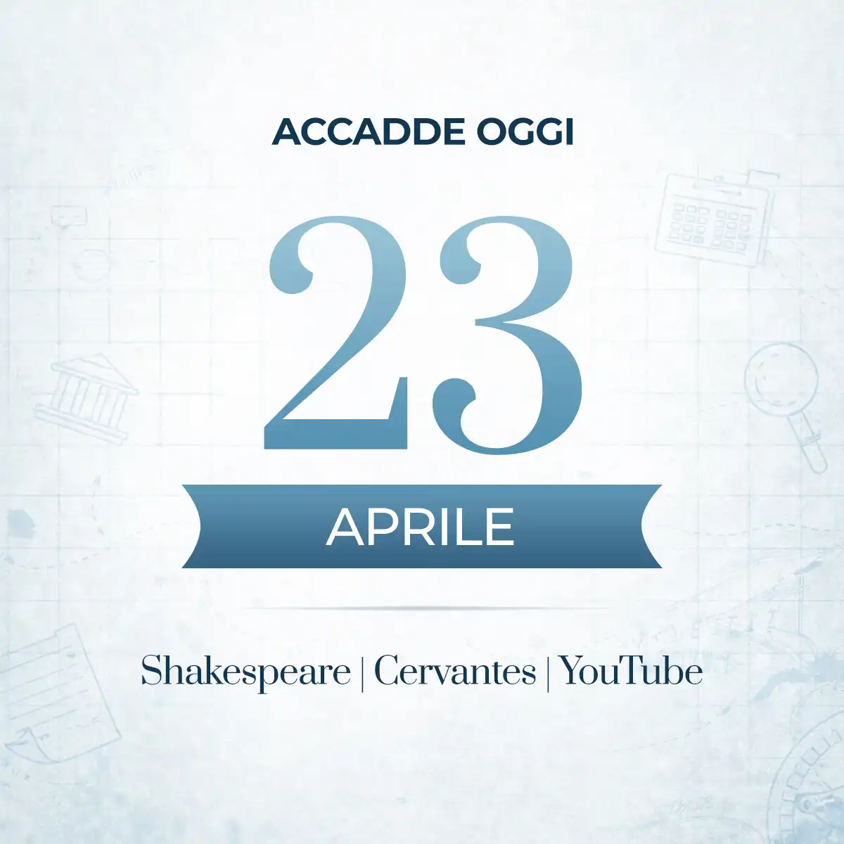 Il 23 aprile tra parole immortali, battaglie e inizi digitali