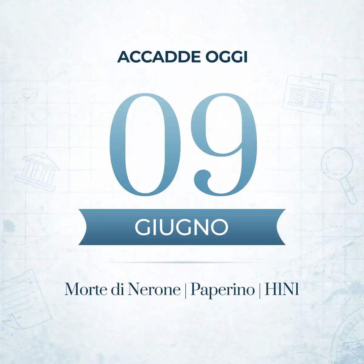 Accadde oggi 9 giugno, una giornata ricca di eventi e personaggi
