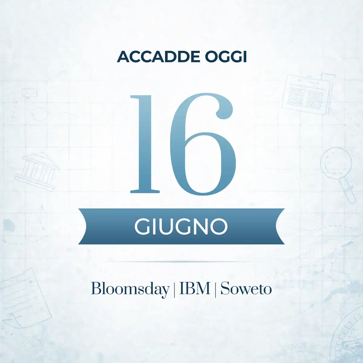 Accadde oggi 16 giugno: fatti storici, personaggi e curiosità del giorno