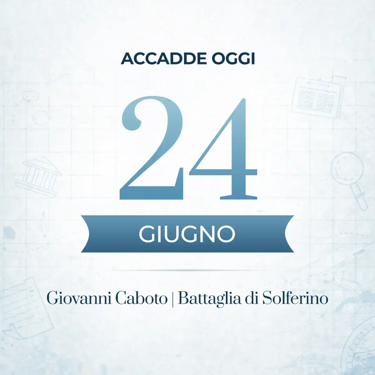 Accadde oggi 24 giugno: fatti storici, personaggi celebri e avvenimenti che hanno segnato questa giornata