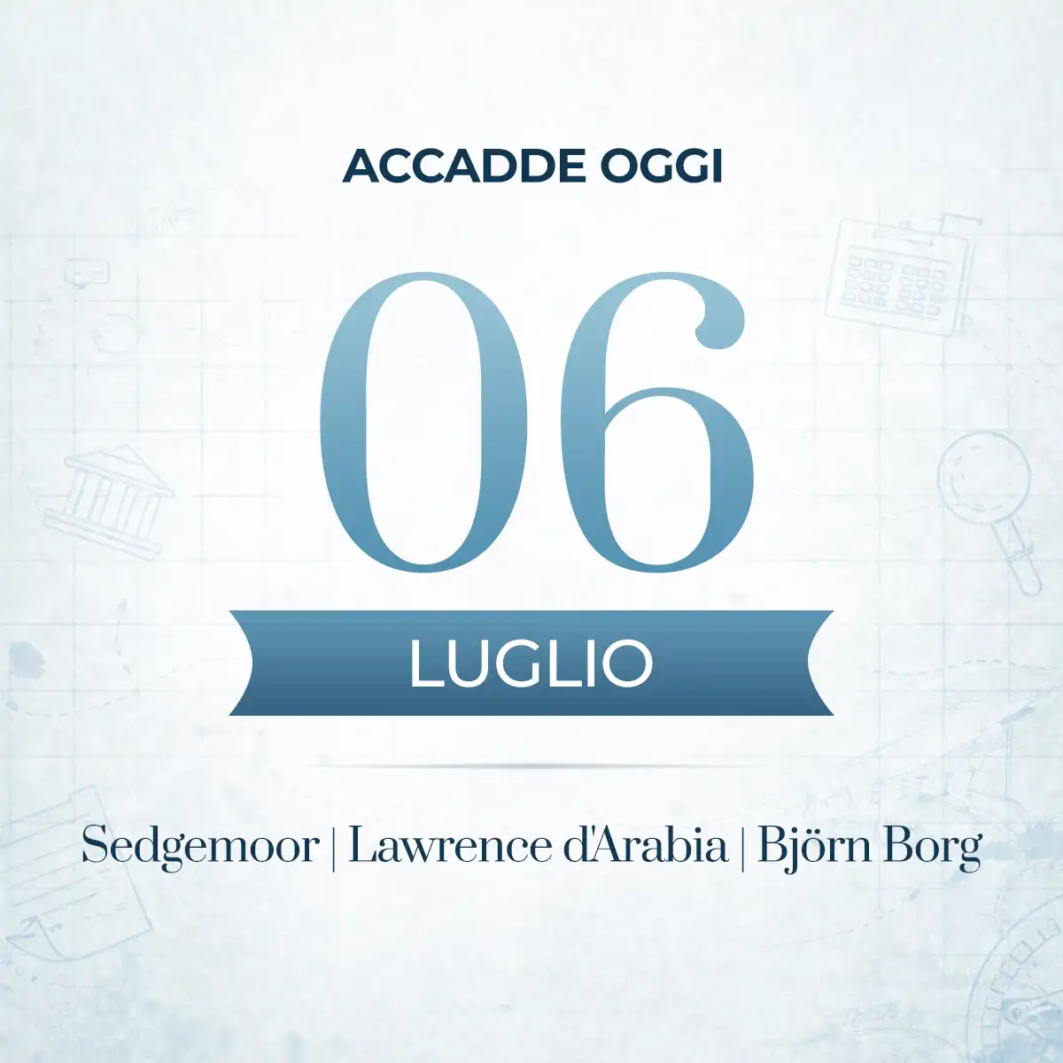 Accadde oggi 6 luglio, gli eventi che hanno segnato questa data
