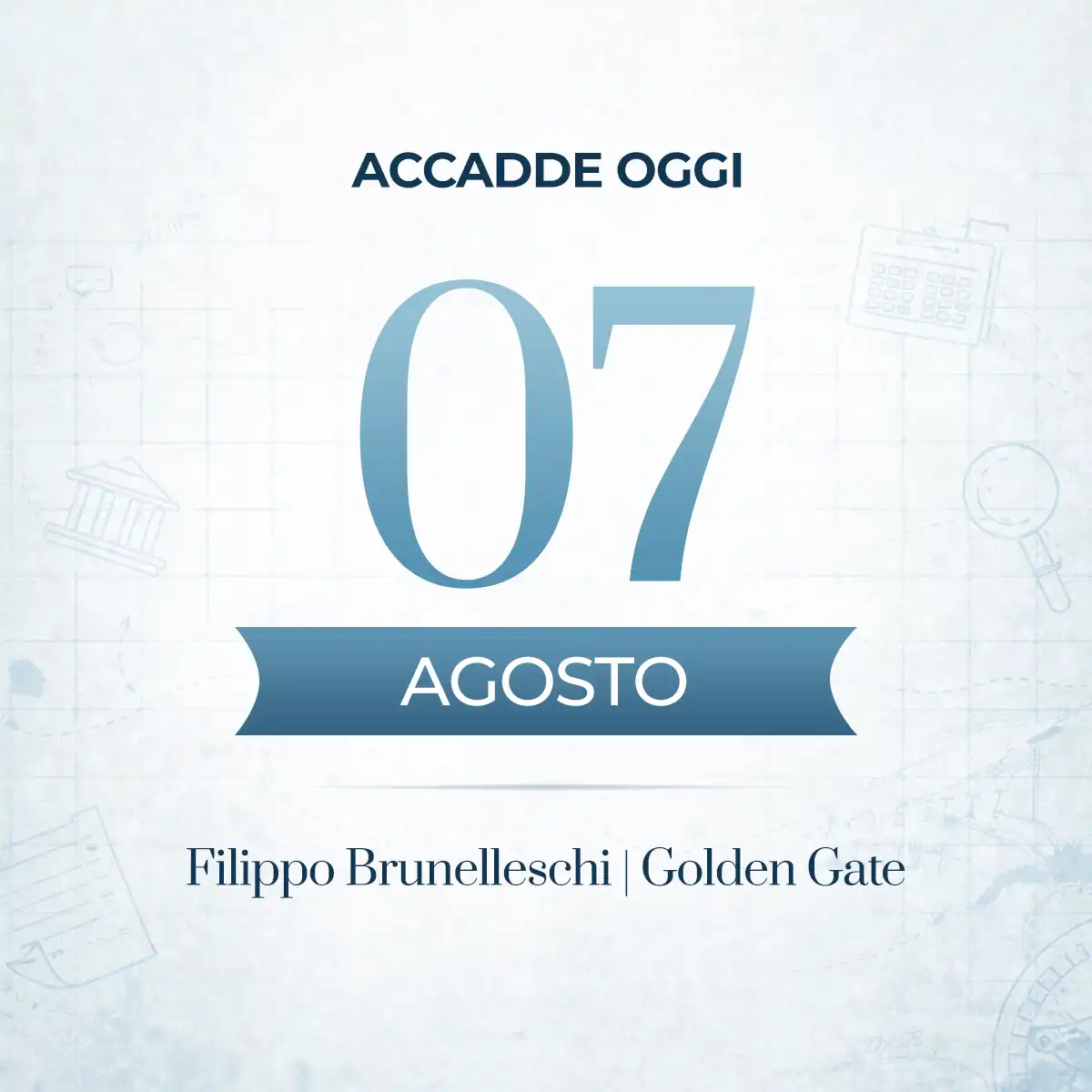 Accadde oggi 7 agosto, gli eventi che hanno segnato questa data